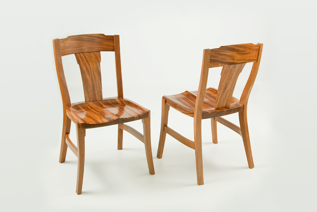 The chairs show our G&G influence with the use of the cloudlift form.